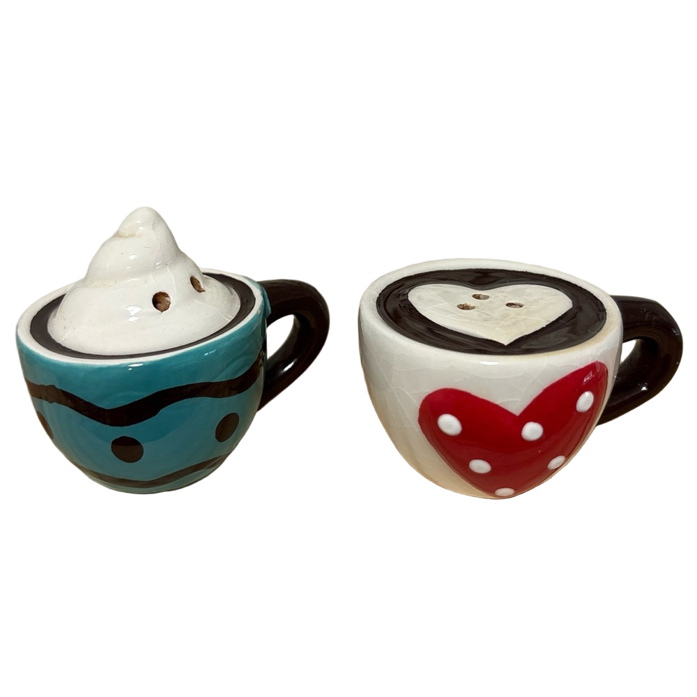 Coffee Ceramic Salt And Pepper Shakers